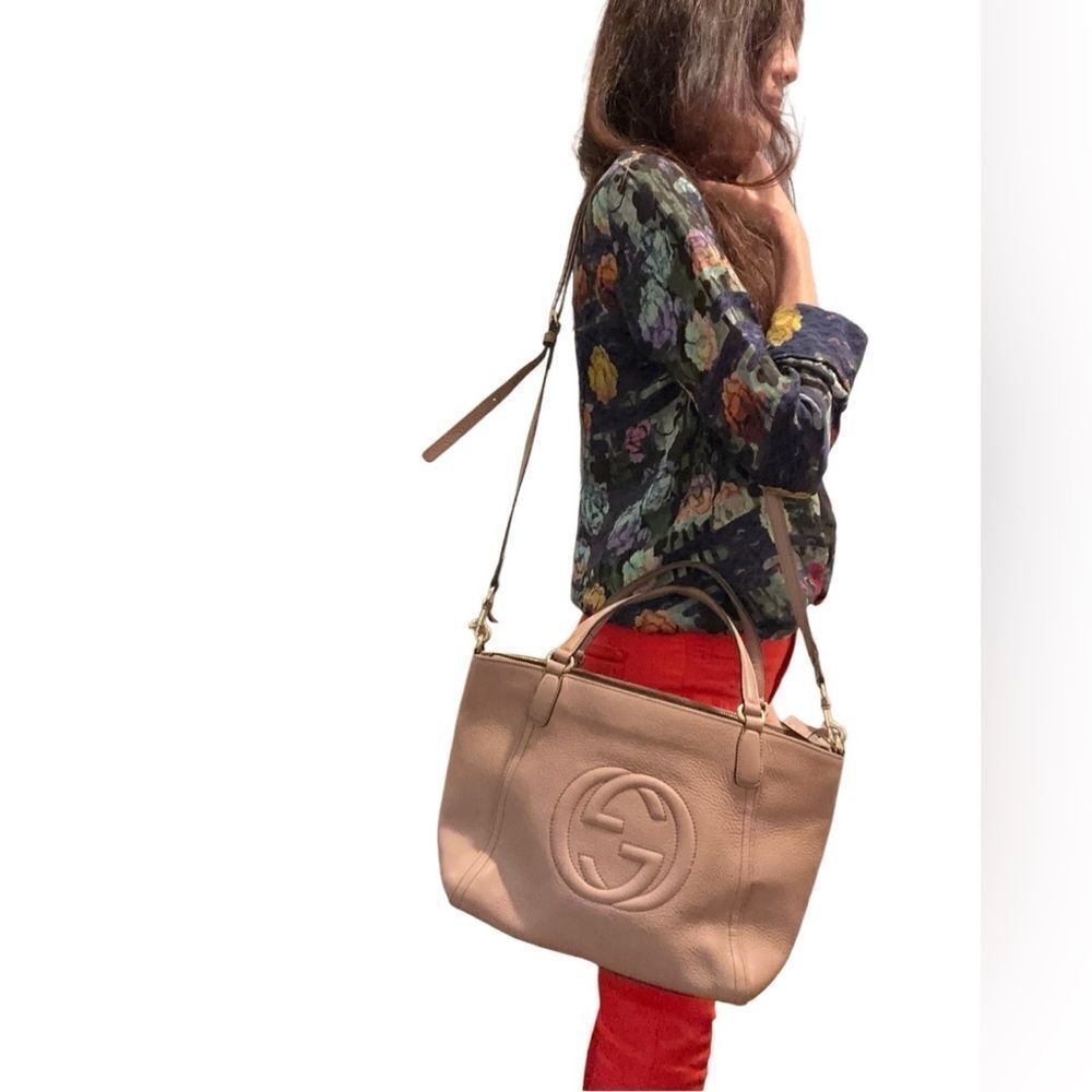 Gucci soho tote with strap - Picture 13 of 13